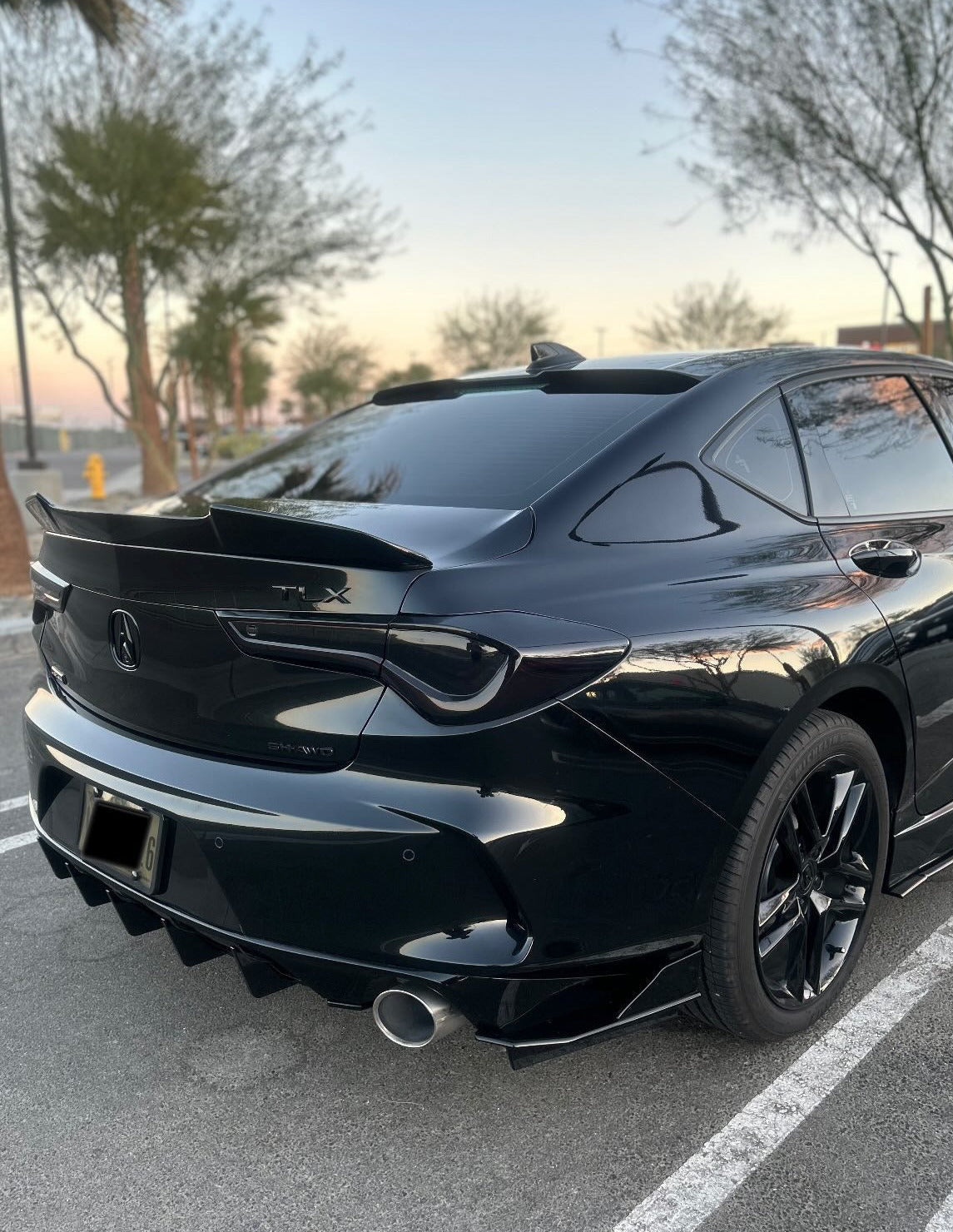 Rear Side Diffusers - Acura TLX A-SPEC/BASE 2024-2026